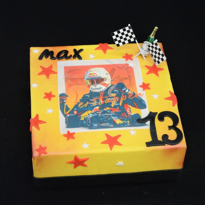 Taarten  met afbeeldingF1 - Max Verstappen