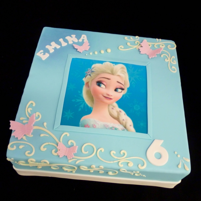 Taarten  met afbeeldingFrozen Elsa