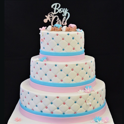 Baby Chesterfield - Gender Reveal Party (stapeltaart)